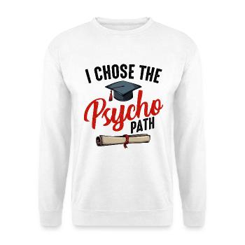 psychologue - Sweat-shirt Unisexe - blanc - Devant