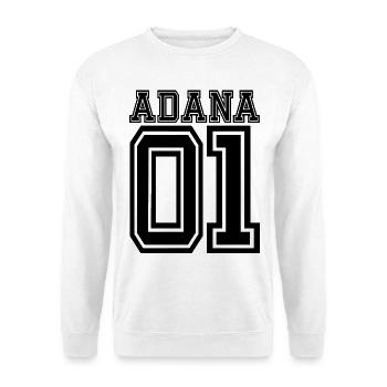 Adana 01 Türkei - Unisex Pullover - Weiß - Vorne - Alina (178cm) & Michal (187cm)