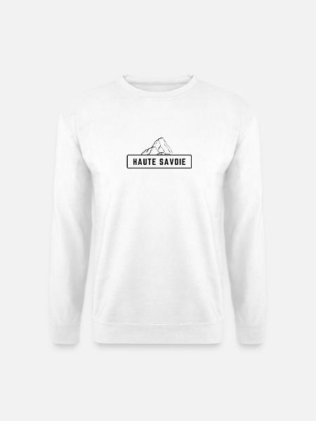 Haute Savoie Black Mountain - Unisex Sweatshirt - white