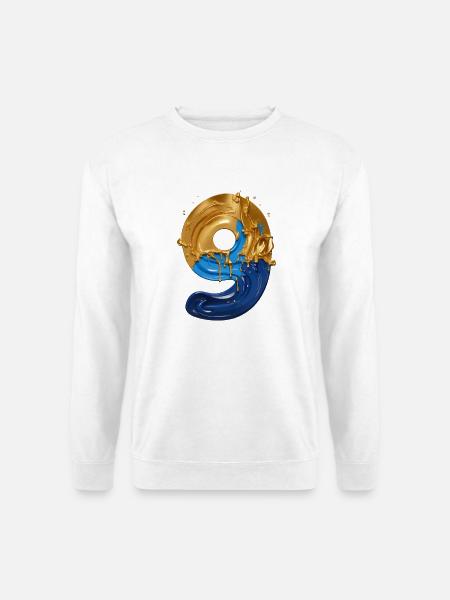NR. 9 NUMMER 9 COOL 9. GEBURTSTAG - Unisex Pullover - Weiß