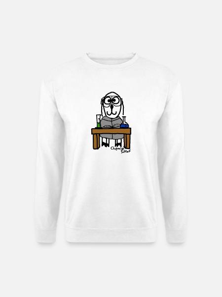 Chemie ScHoF - Unisex Pullover - Weiß