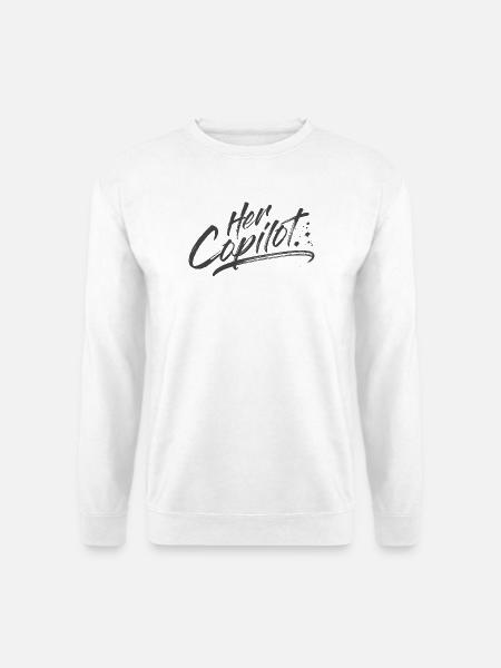 Her Copilot - Unisex Pullover - Weiß
