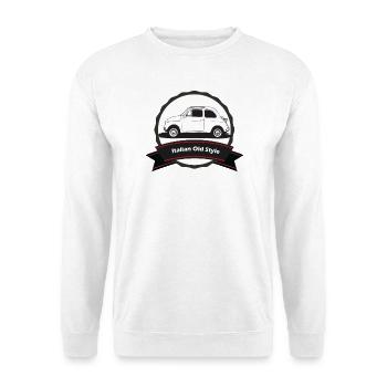 500 - Unisex Pullover - Weiß - Vorne - Alina (178cm) & Michal (187cm)