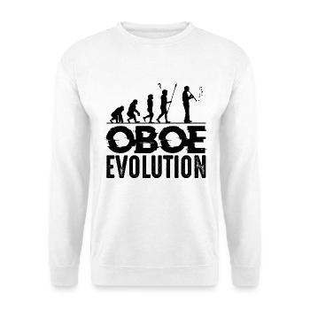 oboe - Unisex Sweatshirt - white - Front