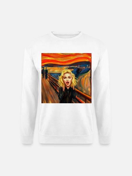 Madonnas Schrei - Unisex Pullover - Weiß