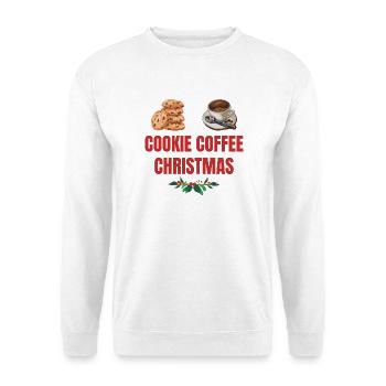 Cookie Coffee Christmas Eve - Unisex Sweatshirt - white - Front