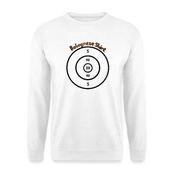 Bolognese Shirt - Unisex Pullover - Weiß - Vorne - Alina (178cm) & Michal (187cm)