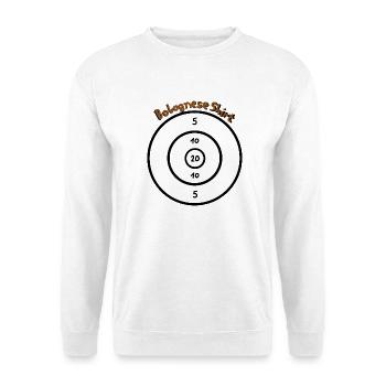 Chemise bolognaise - Sweat-shirt Unisexe - blanc - Devant