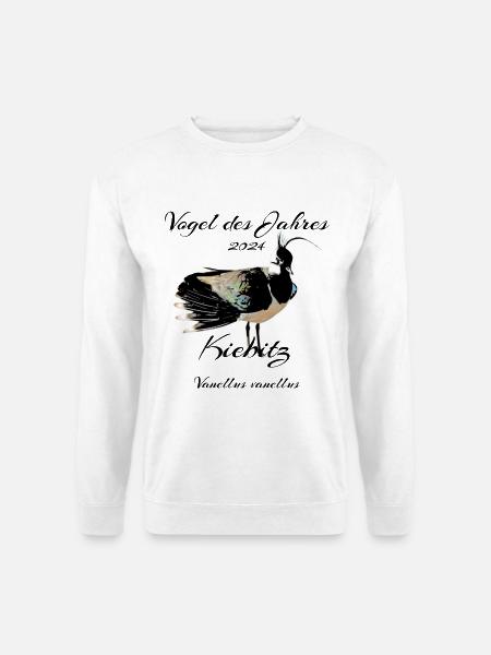 Kiebitz, Vogel des Jahres 2024 - Unisex Pullover - Weiß