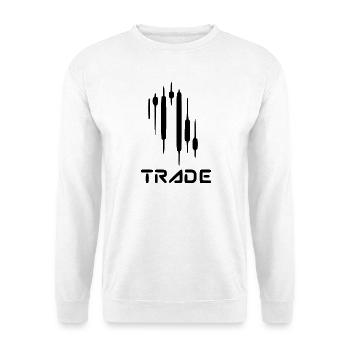 Handel - Unisex Pullover - Weiß - Vorne - Alina (178cm) & Michal (187cm)