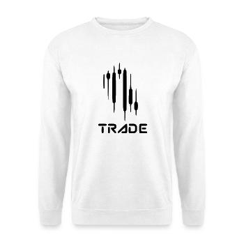 Handel - Unisex Pullover - Weiß - Vorne - Alina (178cm) & Michal (187cm)