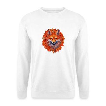 Rotfuchs - Unisex Pullover - Weiß - Vorne - Alina (178cm) & Michal (187cm)