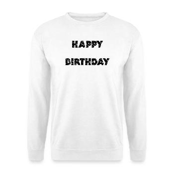 RUHESTAND. ALLES GUTE FÜR DEN RUHESTAND. ALLES GUTE FÜR DEN RUHESTAND - Unisex Pullover - Weiß - Vorne - Alina (178cm) & Michal (187cm)