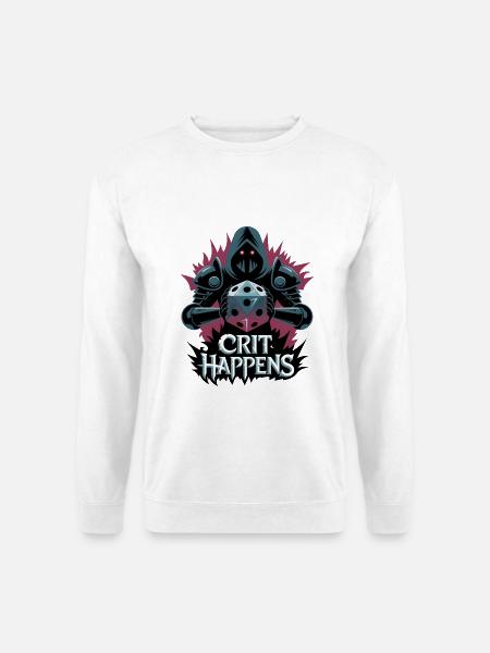 Crit Happens - Unisex Sweatshirt - white