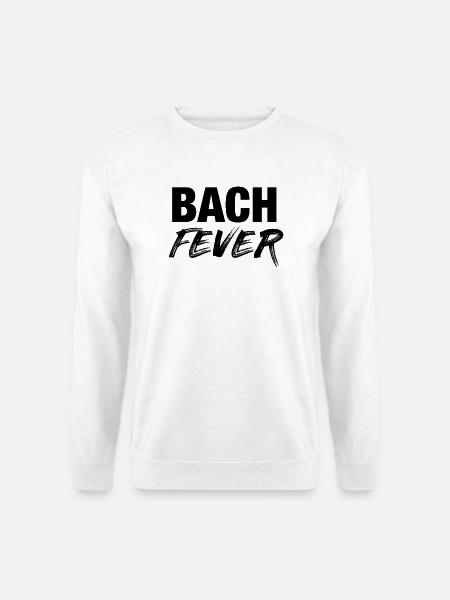Johann Sebastian Bach T-Shirt lustiger Spruch - Unisex Pullover - Weiß