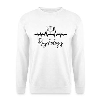 psychologue - Sweat-shirt Unisexe - blanc - Devant