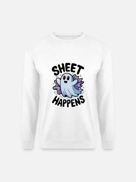 Blatt passiert - Unisex Pullover - Weiß