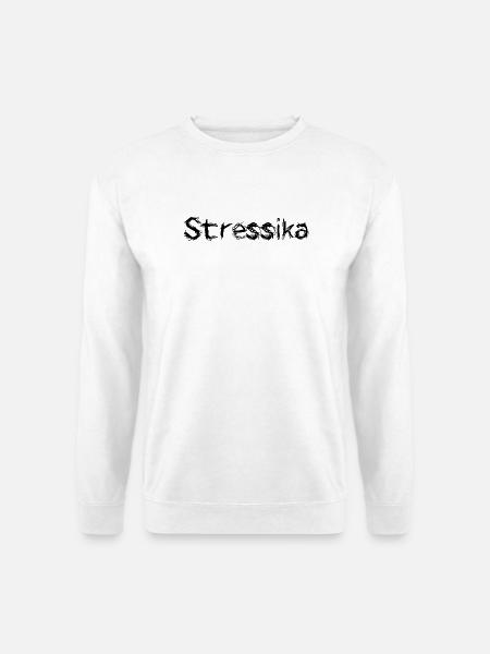 Stressika - Unisex Pullover - Weiß