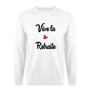 RETIREMENT. HAPPY RETIREMENT. HAPPY RETIREMENT - Unisex Sweatshirt - white - Front