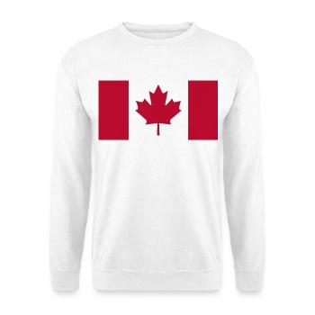 Drapeau canada drapeau érable Canada Day 1867 Toronto - Sweat-shirt Unisexe - blanc - Devant