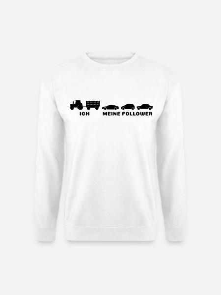 Ich, meine Follower - Bauer Landwirt - Unisex Pullover - Weiß