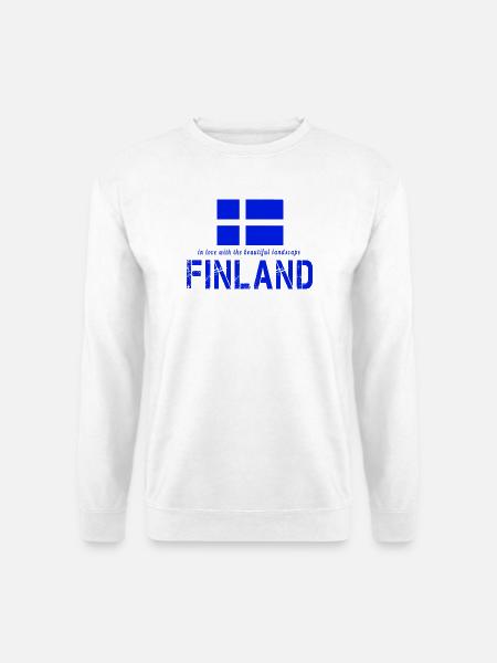 Finnland Finland Suomi - Unisex Pullover - Weiß