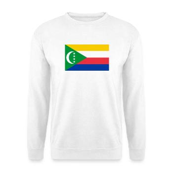 Komoren - Unisex Pullover - Weiß - Vorne - Alina (178cm) & Michal (187cm)