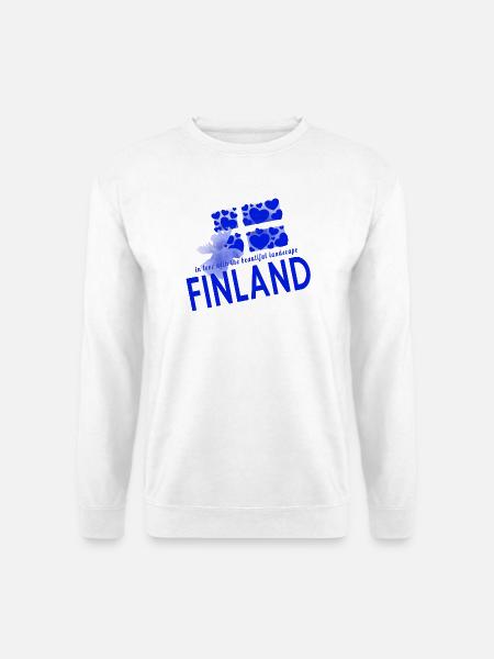 Finnland Finland - Unisex Pullover - Weiß