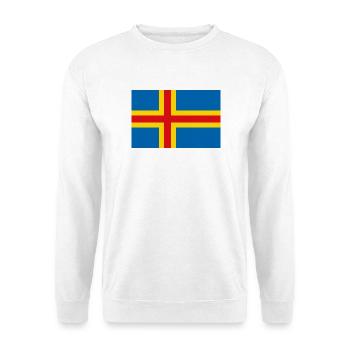 Åland-Inseln - Unisex Pullover - Weiß - Vorne - Alina (178cm) & Michal (187cm)
