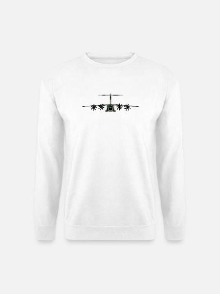 A400M camoflage - Unisex Pullover - Weiß