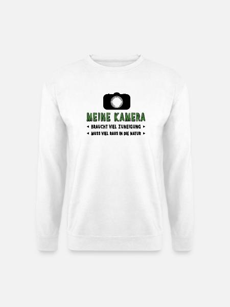 Kamera fotografieren - Unisex Pullover - Weiß