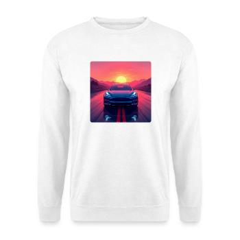 Elektrische Autobahn - Unisex Pullover - Weiß - Vorne