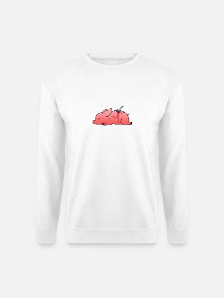 Dead Pig - Unisex Pullover - Weiß