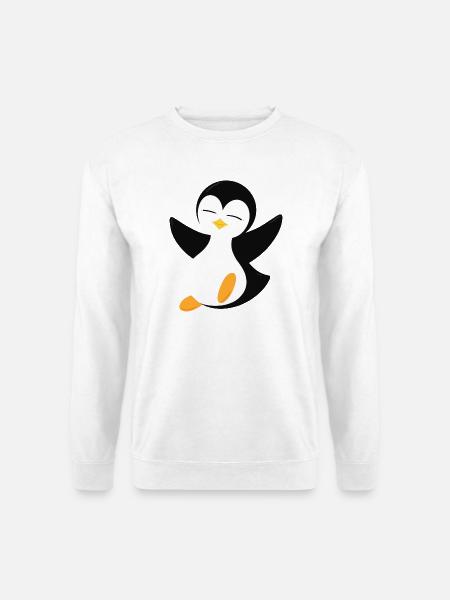 Pinguin - Unisex Pullover - Weiß