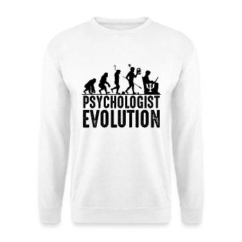 psychologue - Sweat-shirt Unisexe - blanc - Devant