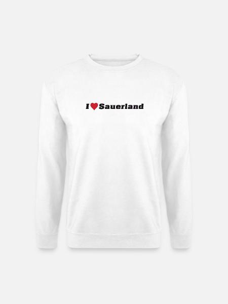 I Love Sauerland - Unisex Pullover - Weiß