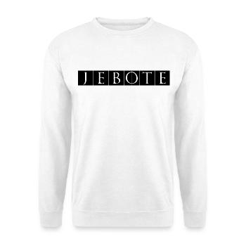 Jebote - Unisex Pullover - Weiß - Vorne - Alina (178cm) & Michal (187cm)