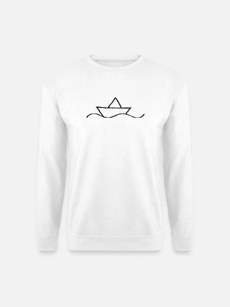 Boot - Unisex Pullover - Weiß