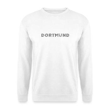 Dortmund ville allemande NRW Lettrage d’éclosion - Sweat-shirt Unisexe - blanc - Devant