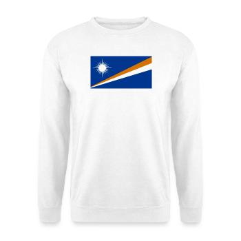 Marshallinseln - Unisex Pullover - Weiß - Vorne - Alina (178cm) & Michal (187cm)