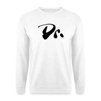 Dr - Unisex Pullover - Weiß - Vorne - Alina (178cm) & Michal (187cm)