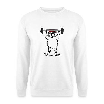 Fitness ScHoF - Unisex Pullover - Weiß - Vorne