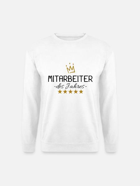 Mitarbeiter des Jahres - Unisex Pullover - Weiß