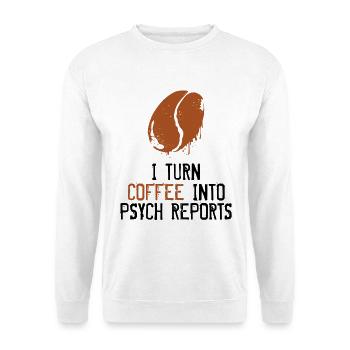 psychologue - Sweat-shirt Unisexe - blanc - Devant