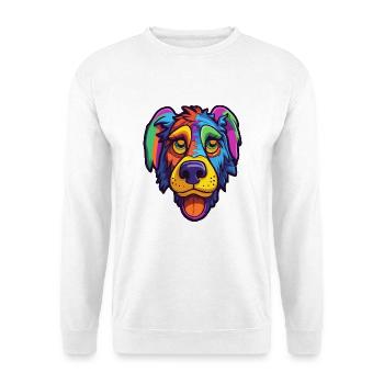 Cao de Seo Miguel Hunderasse Cartoon Kawaii Illustration - Unisex Pullover - Weiß - Vorne - Alina (178cm) & Michal (187cm)
