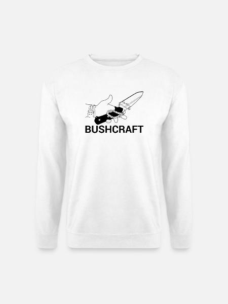 Survival-Ready #Bushcraft - Unisex Pullover - Weiß