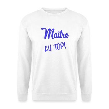 MEISTER. MEISTER. HUMOR - Unisex Pullover - Weiß - Vorne