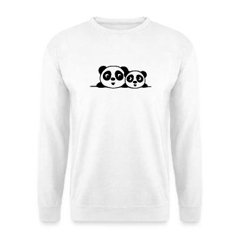 Parent solo avec 1 enfant  - Sweat-shirt Unisexe - blanc - Devant