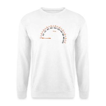 Meter - Unisex Pullover - Weiß - Vorne - Alina (178cm) & Michal (187cm)