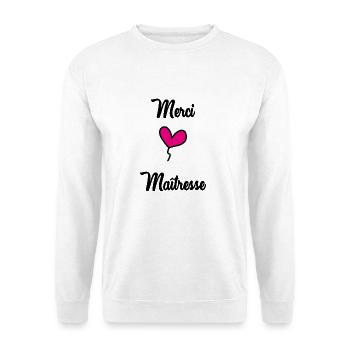 THANK YOU. MISTRESS. THANK YOU MISTRESS. MISTRESS - Unisex Sweatshirt - white - Front